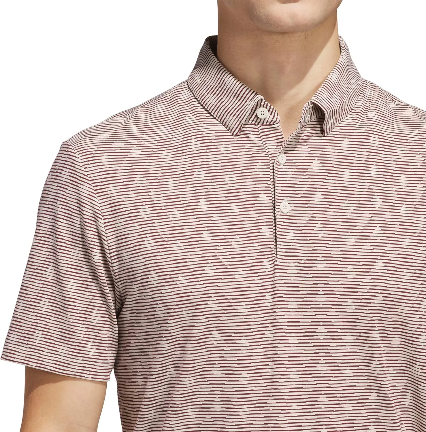 adidas Men's Go-to Printed Stripe Polo Shirt