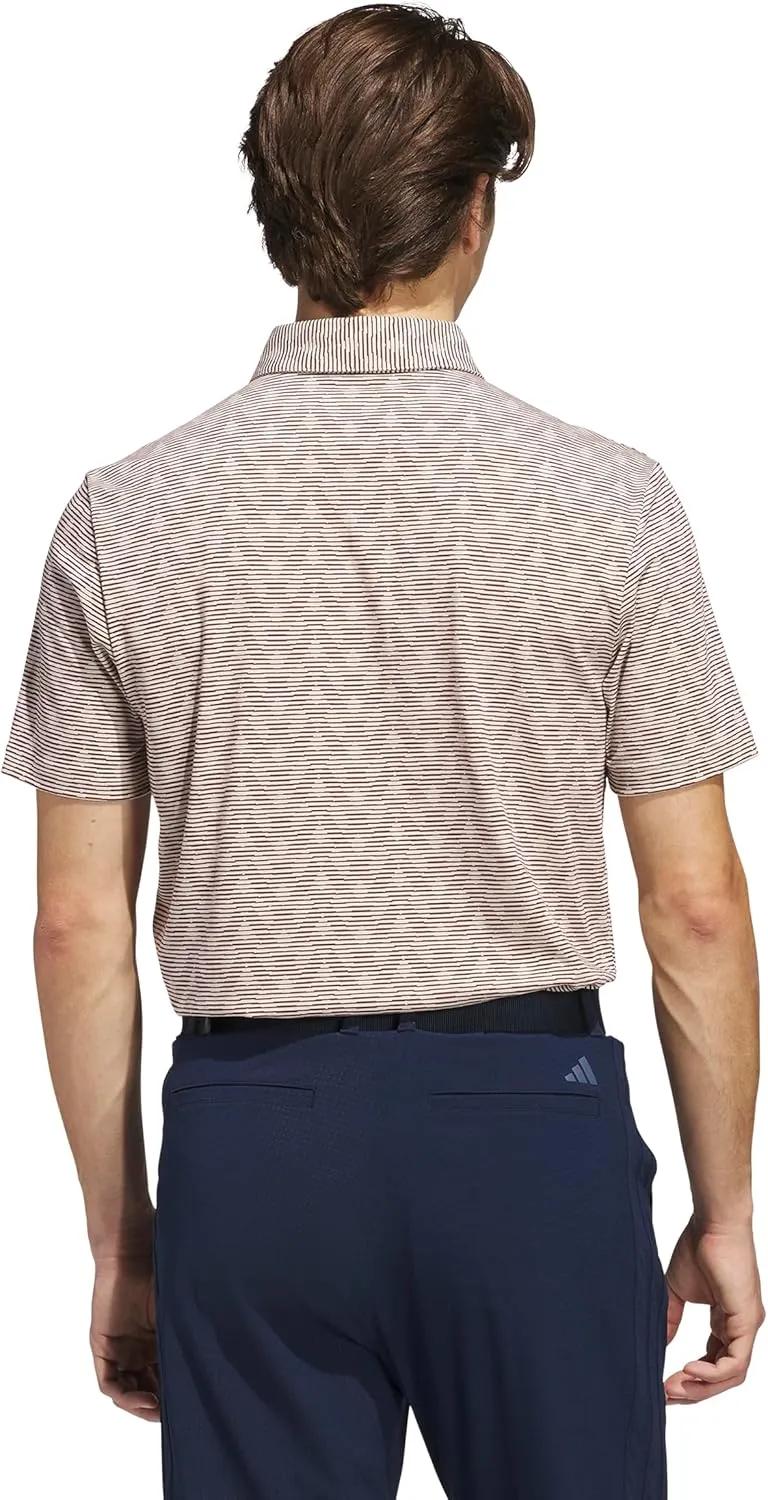 adidas Men's Go-to Printed Stripe Polo Shirt