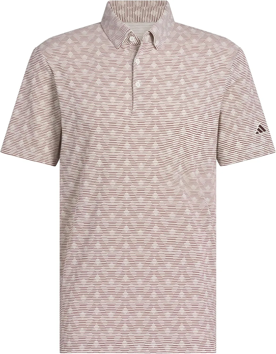 adidas Men's Go-to Printed Stripe Polo Shirt