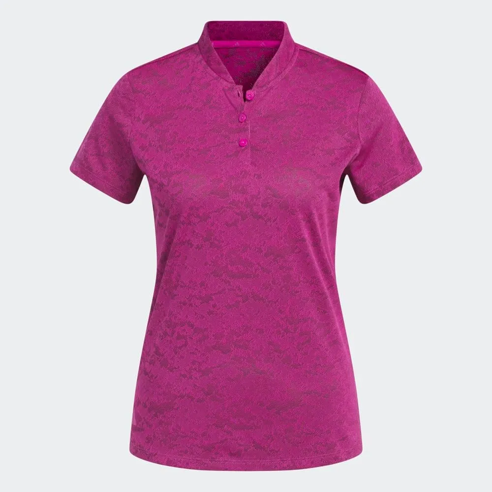 adidas Women's Jacquard Golf Polo Shirt