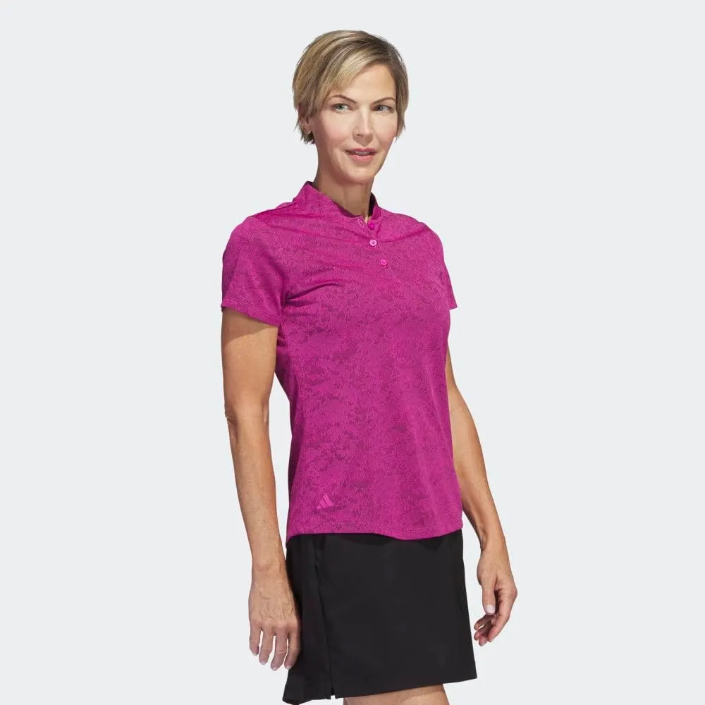 adidas Women's Jacquard Golf Polo Shirt