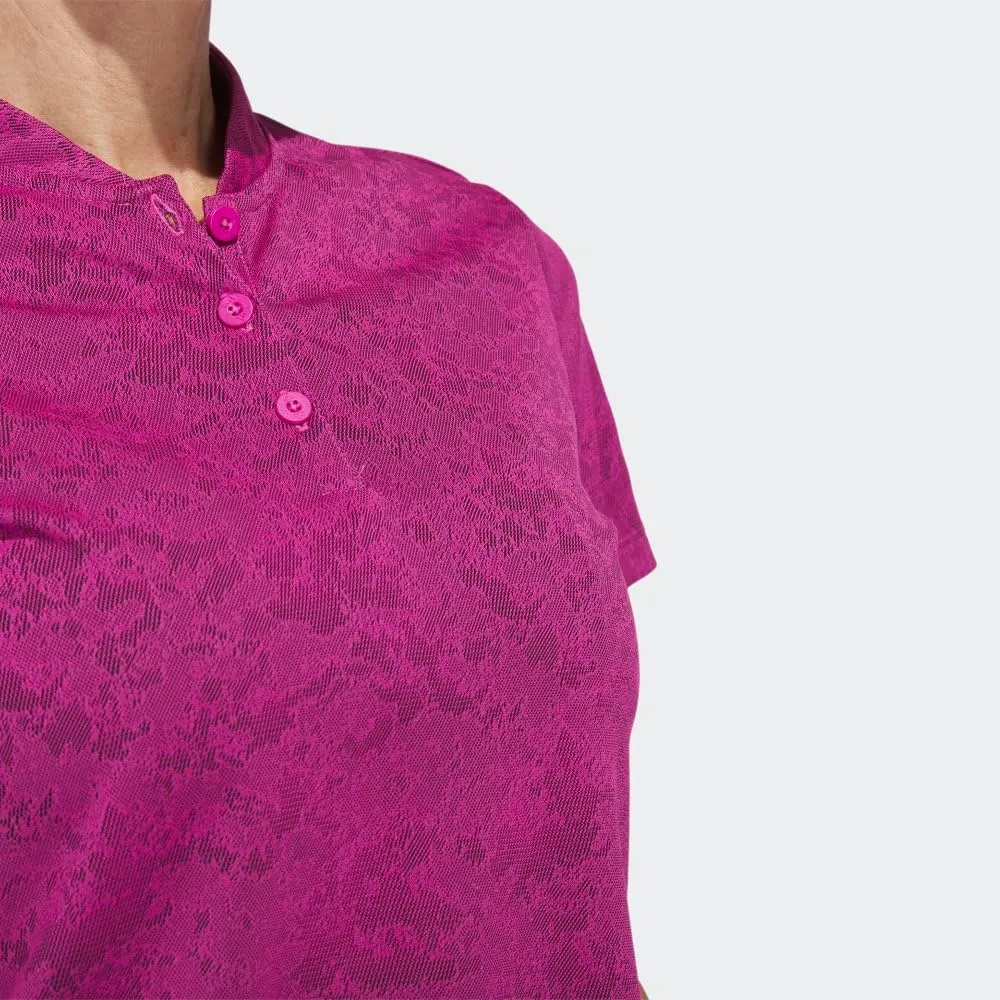 adidas Women's Jacquard Golf Polo Shirt