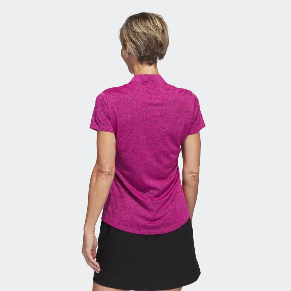 adidas Women's Jacquard Golf Polo Shirt
