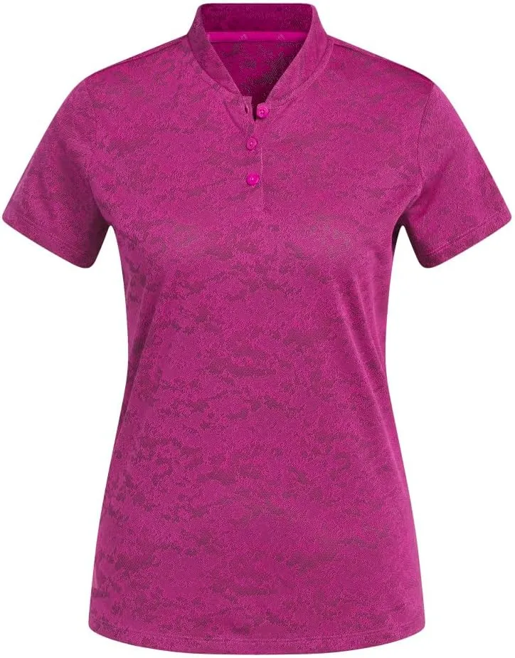 adidas Women's Jacquard Golf Polo Shirt