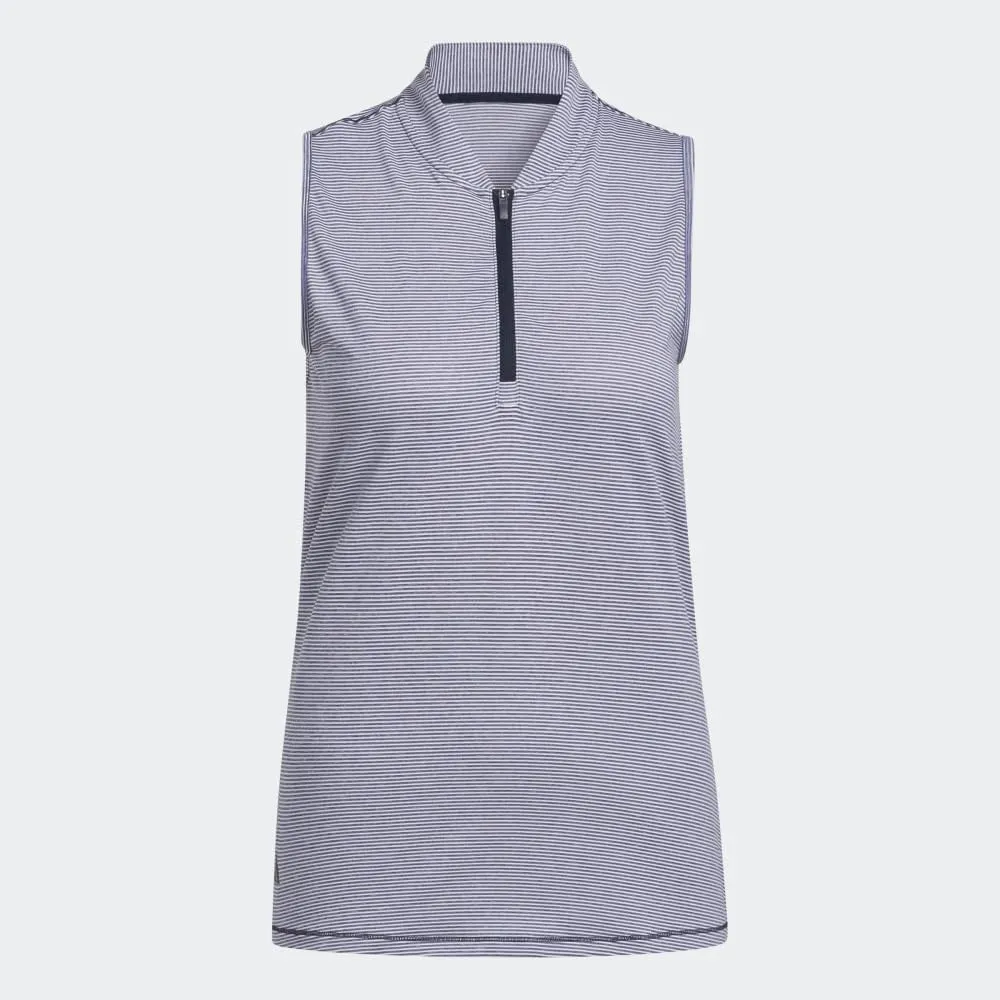 adidas Women's Two Color Ottoman Golf Polo Shirt