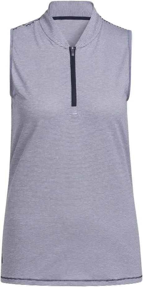 adidas Women's Two Color Ottoman Golf Polo Shirt