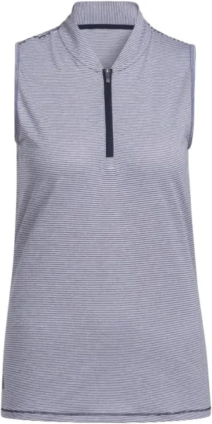 adidas Women's Two Color Ottoman Golf Polo Shirt