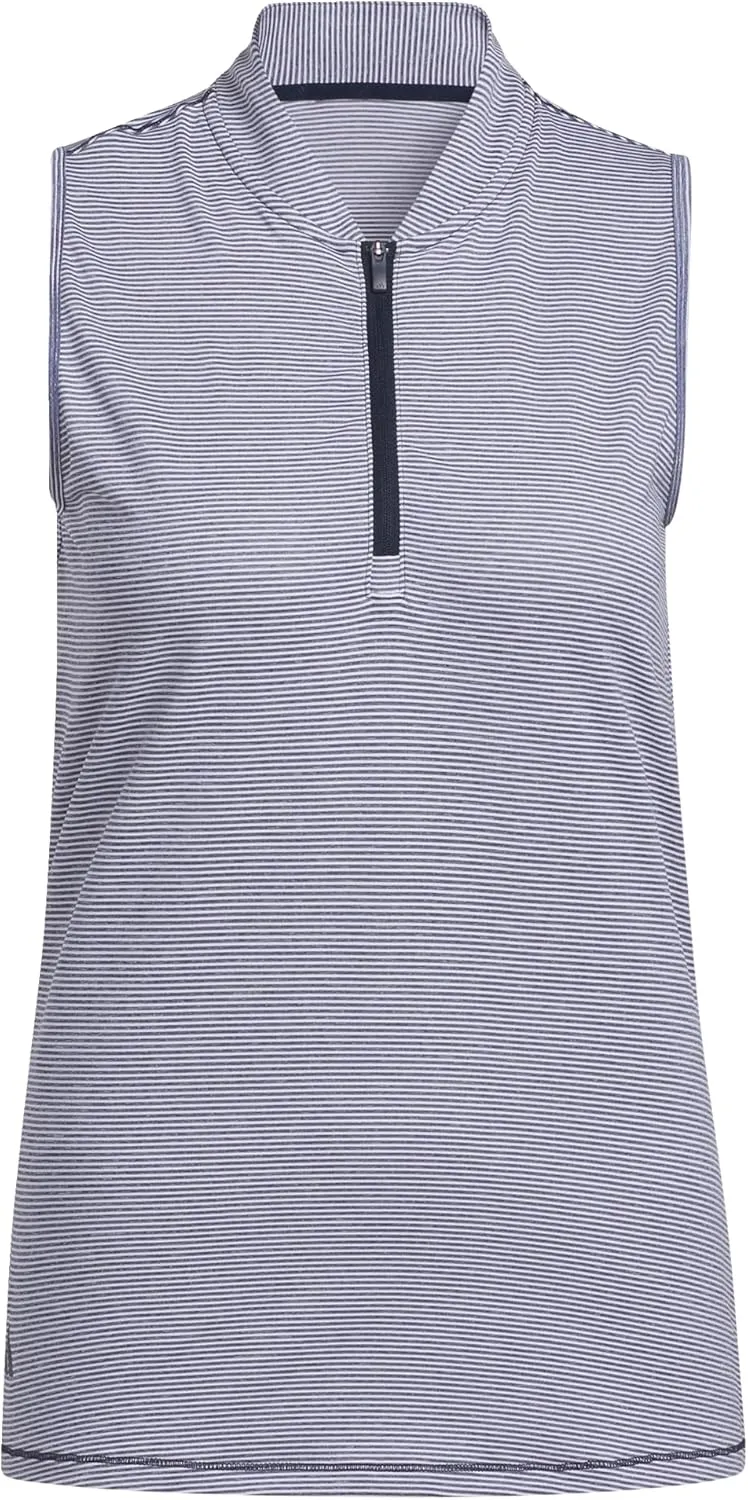 adidas Women's Two Color Ottoman Golf Polo Shirt