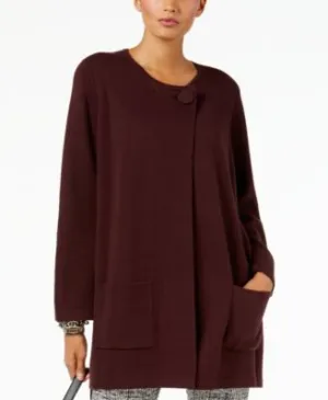 Alfani Sweater Coat New Wine XL