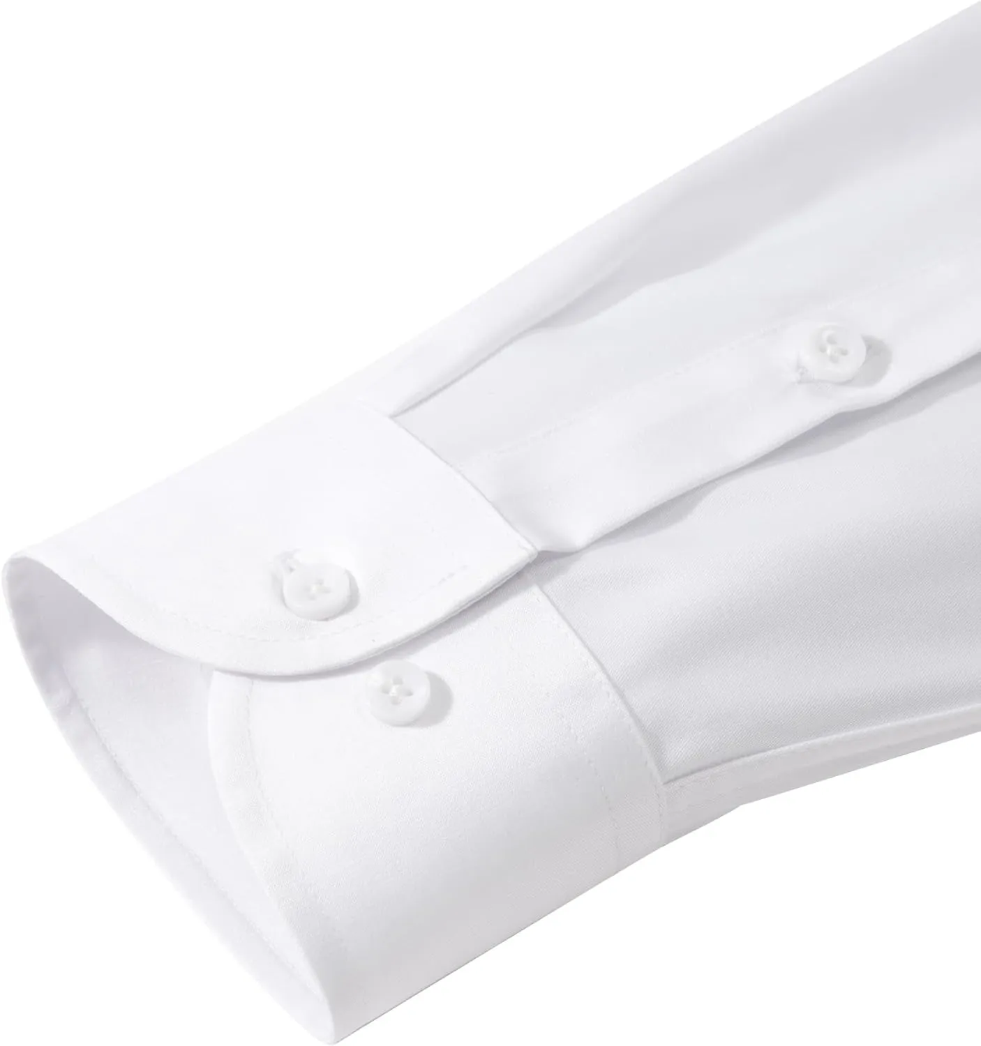 Alimens & Gentle Men's Dress Shirts Transitional Weather Long Sleeve Stretch Wrinkle-Free Button Down Top