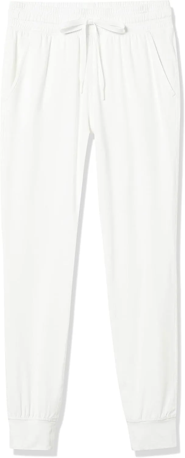 Amazon Essentials Athletic Pants for Women, Brushed Tech Stretch Lounge Joggers, Plus Size Available