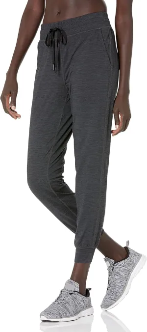Amazon Essentials Athletic Pants for Women, Brushed Tech Stretch Lounge Joggers, Plus Size Available