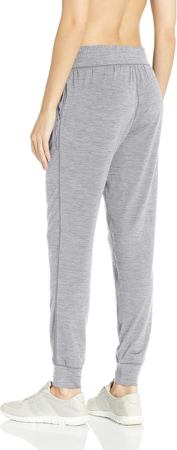 Amazon Essentials Athletic Pants for Women, Brushed Tech Stretch Lounge Joggers, Plus Size Available