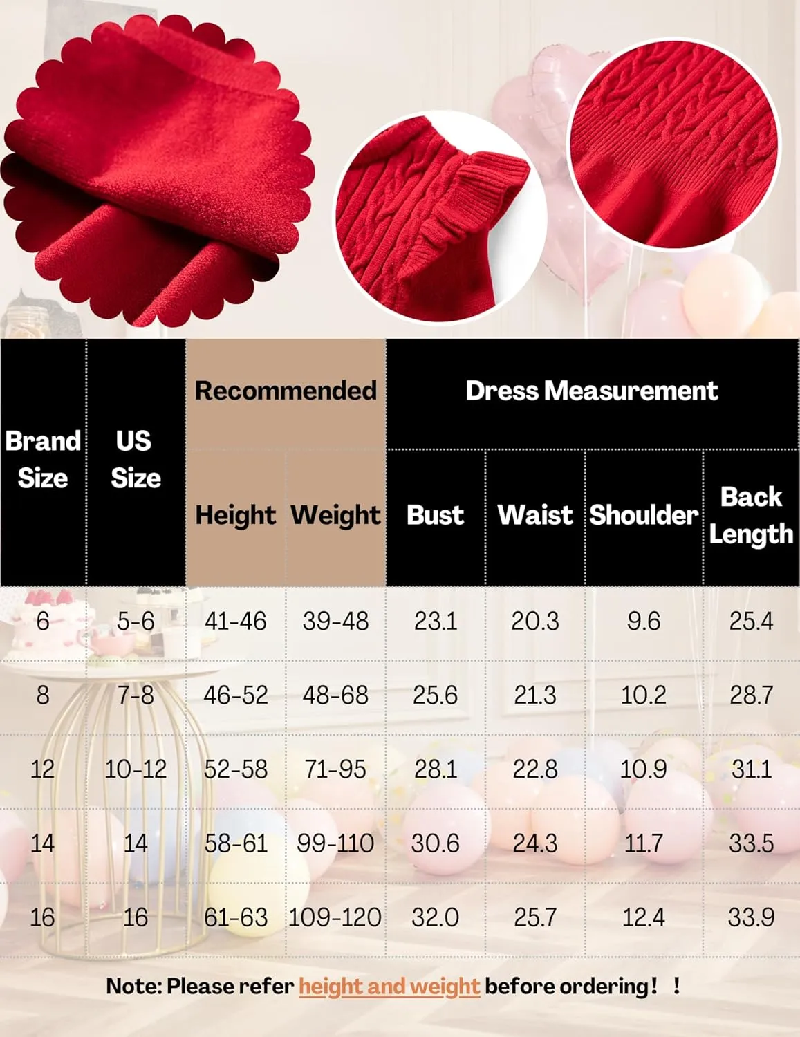 Arshiner Girls Sweater Dress Fall Winter Lantern Long Sleeve Cable Knit Pullover Midi Dresses