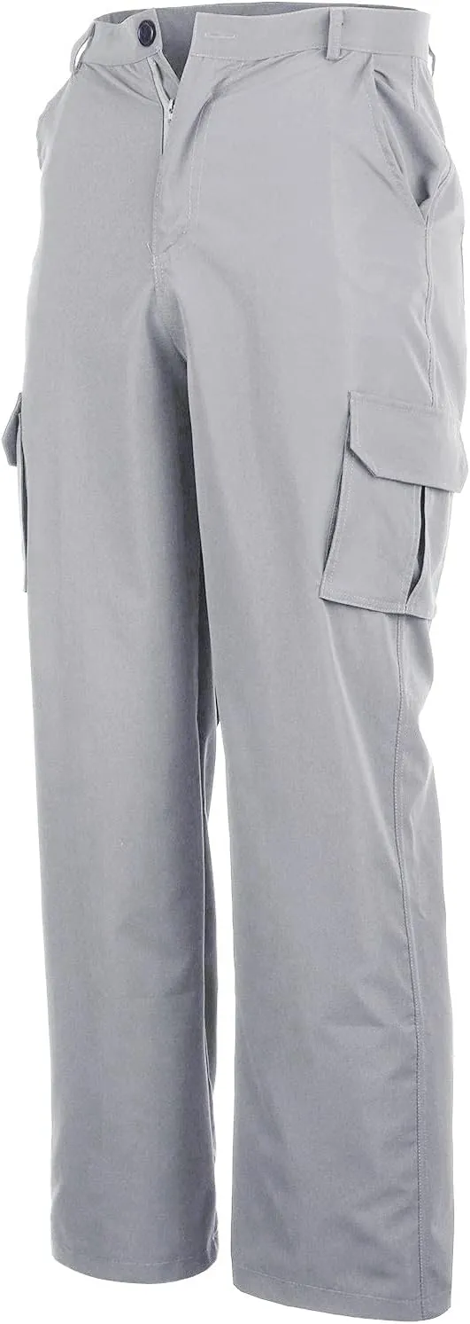 Athletic Pants for Men Color Leggings Casual Men's Trousers Pants Tooling Solid Multi-Pocket Tapered Athletic