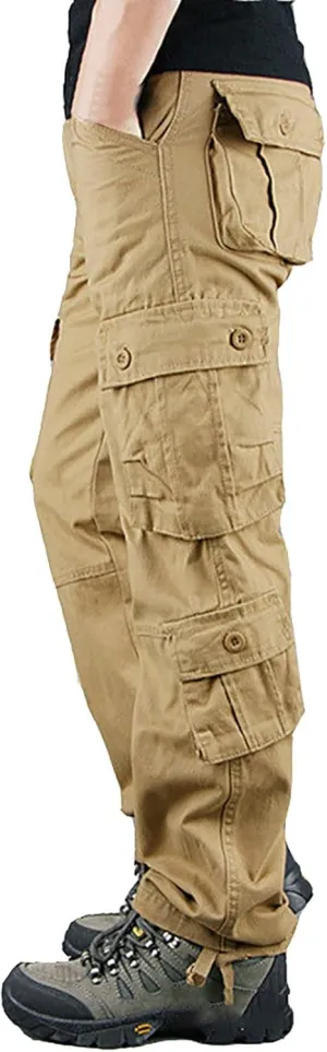 Athletic Pants for Men Men's Solid Color and Windproof and Rainproof Pants Winter Warm Straight Leg Gym Sweatpants