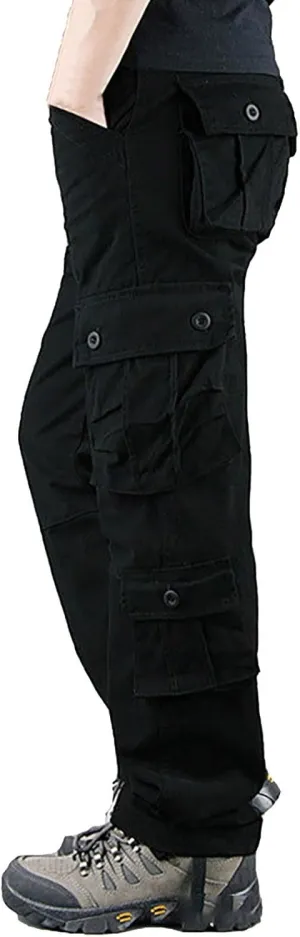 Athletic Pants for Men Men's Solid Color and Windproof and Rainproof Pants Winter Warm Straight Leg Gym Sweatpants