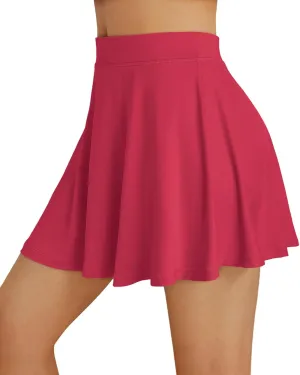 AUTOMET Womens Tennis Skirt with Shorts Underneath Flowy Mini Athletic Golf Skorts with Pockets 2025 Pleated Summer Outfits