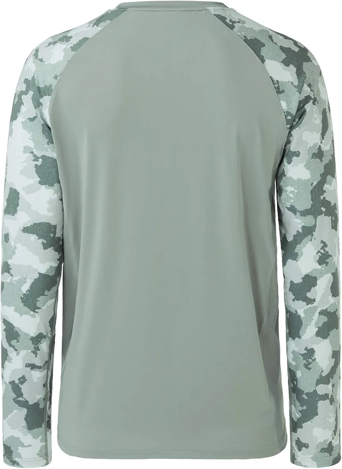 BASSDASH UPF 50 Fishing Tee for Men Camo Long Sleeve Shirt Quick Dry Sweatshirts