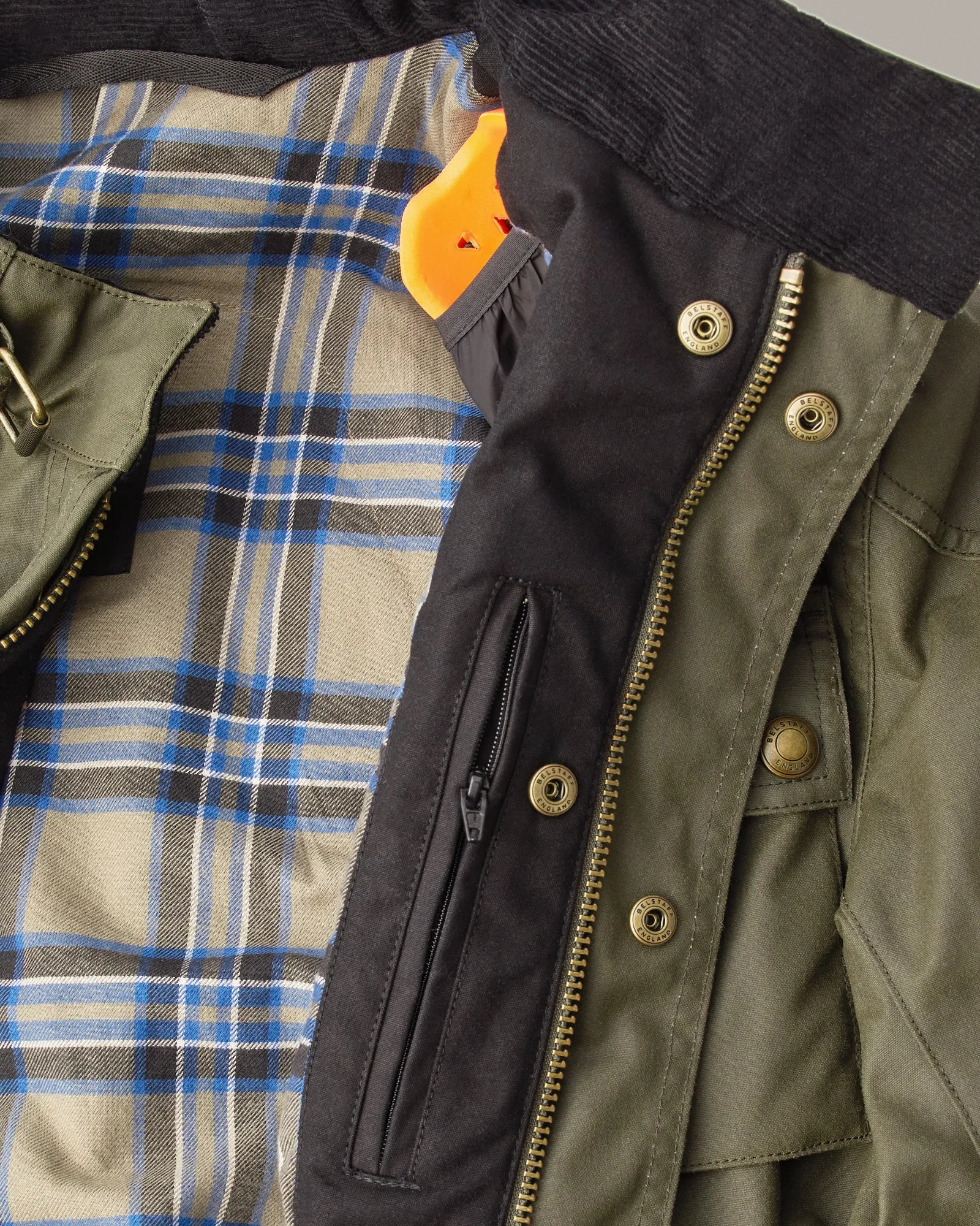 Belstaff Crosby Men's Waxed Cotton Jacket TechWax 8oz AA Forest - Green