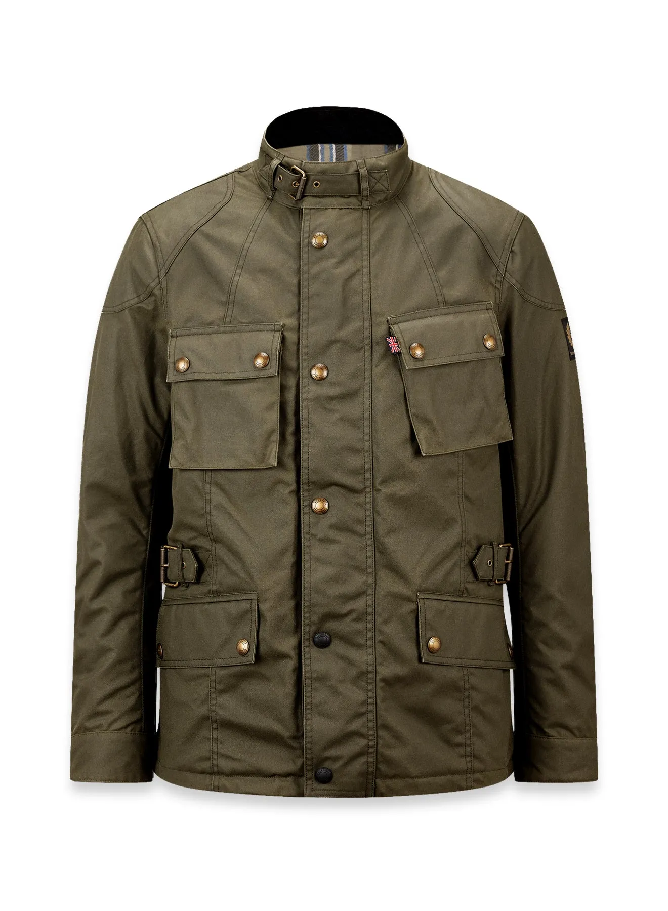 Belstaff Crosby Men's Waxed Cotton Jacket TechWax 8oz AA Forest - Green