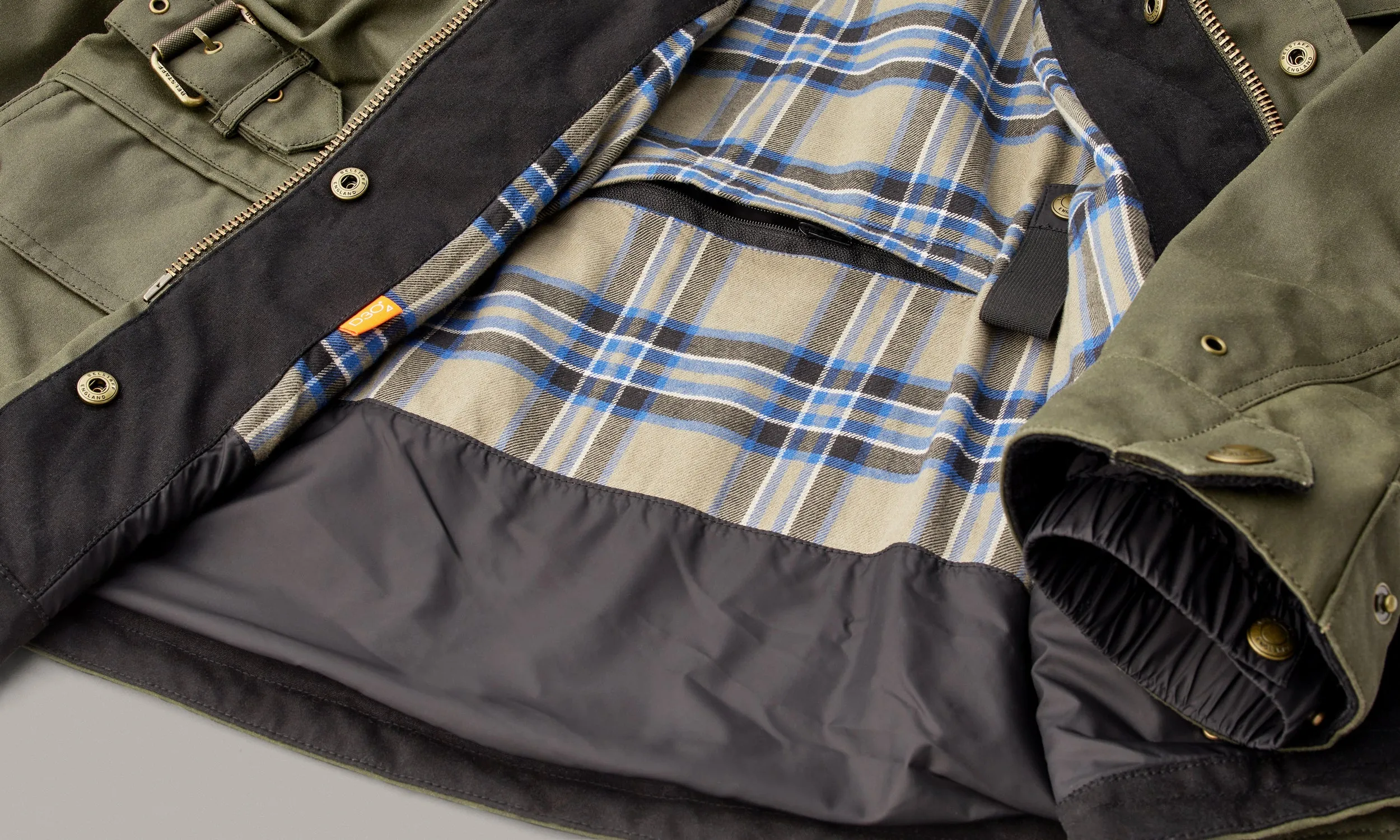 Belstaff Crosby Men's Waxed Cotton Jacket TechWax 8oz AA Forest - Green