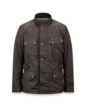 Belstaff Crosby Men's Waxed Cotton Jacket TechWax 8oz AA - Mahogany