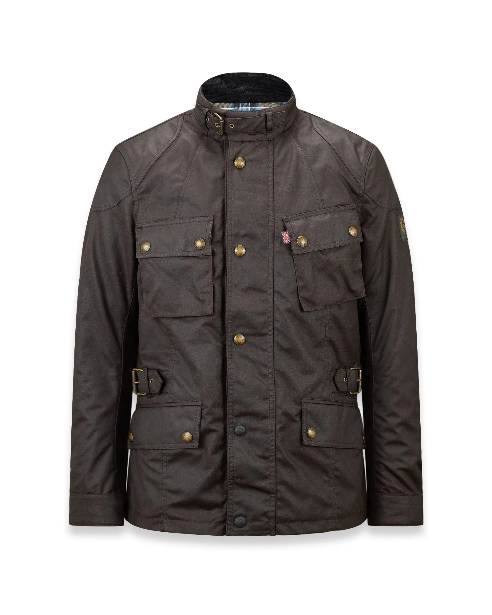 Belstaff Crosby Men's Waxed Cotton Jacket TechWax 8oz AA - Mahogany
