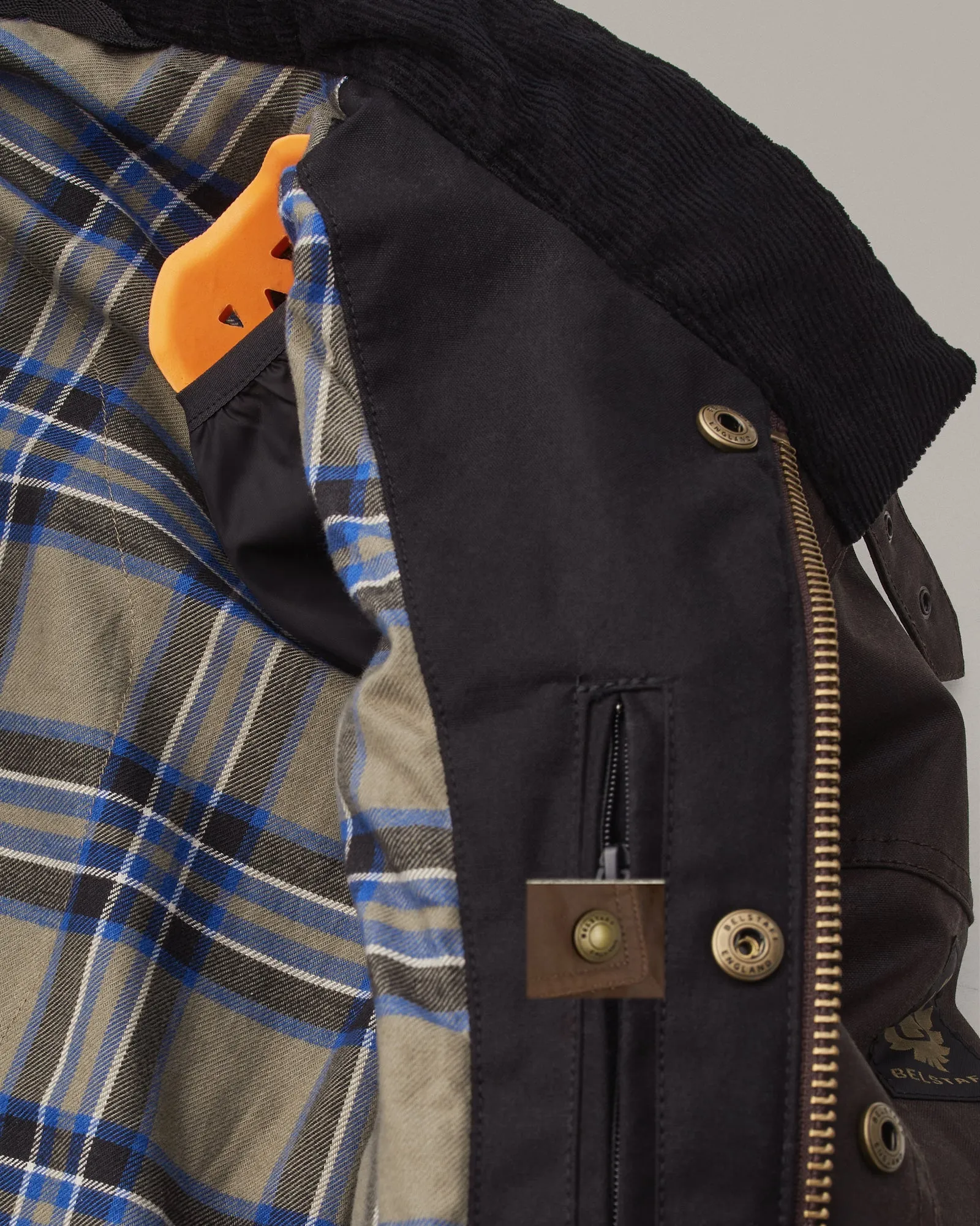 Belstaff Crosby Men's Waxed Cotton Jacket TechWax 8oz AA - Mahogany