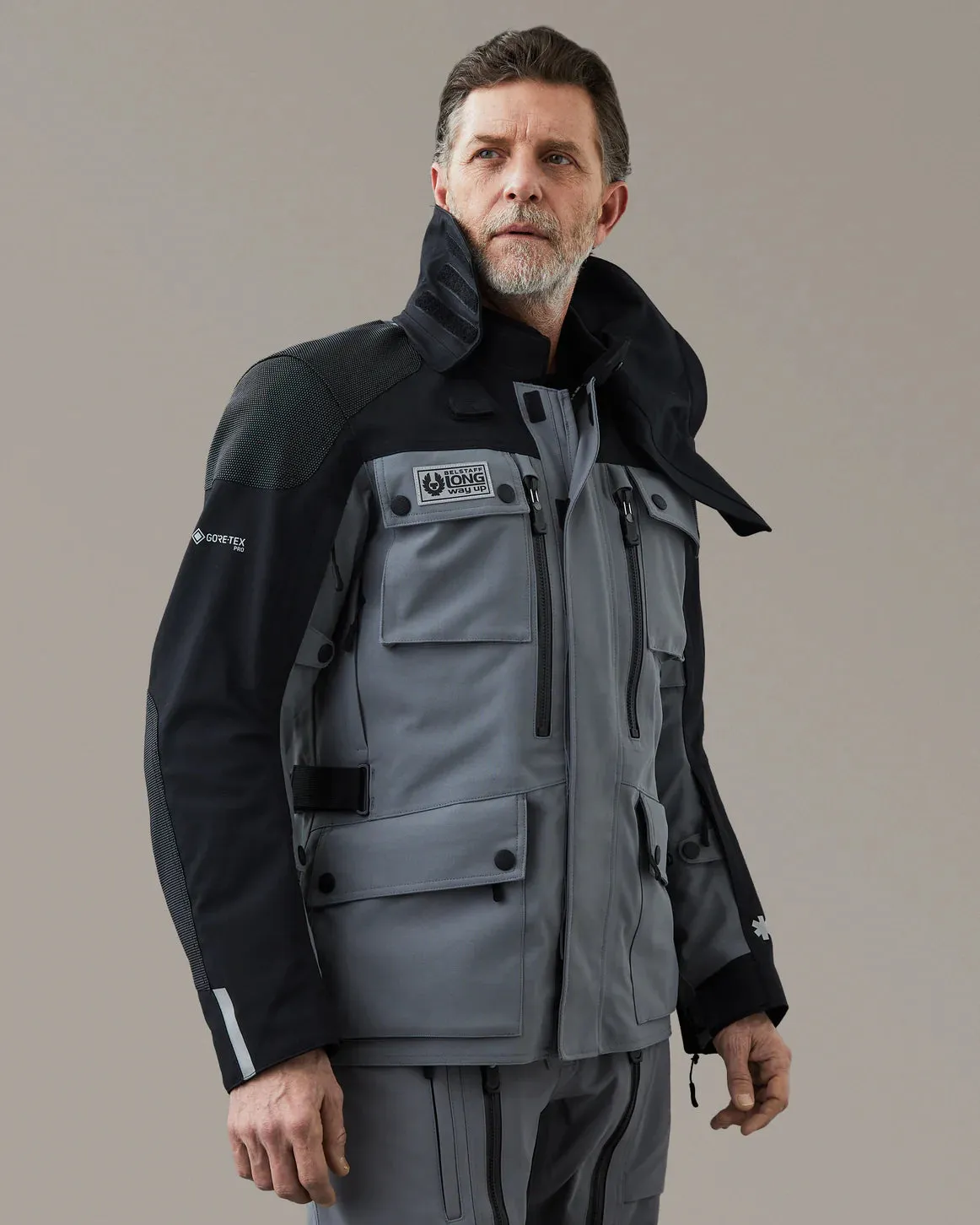 Belstaff Long Way Up Long Way Men's Jacket Gore-Tex Pro 3L - Grey