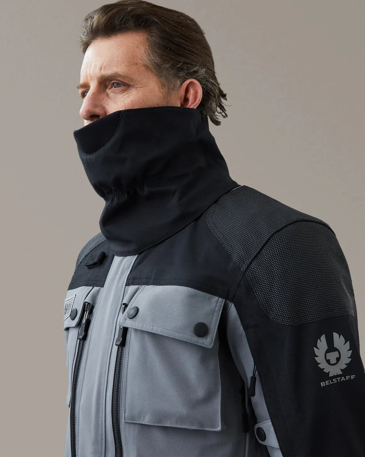 Belstaff Long Way Up Long Way Men's Jacket Gore-Tex Pro 3L - Grey