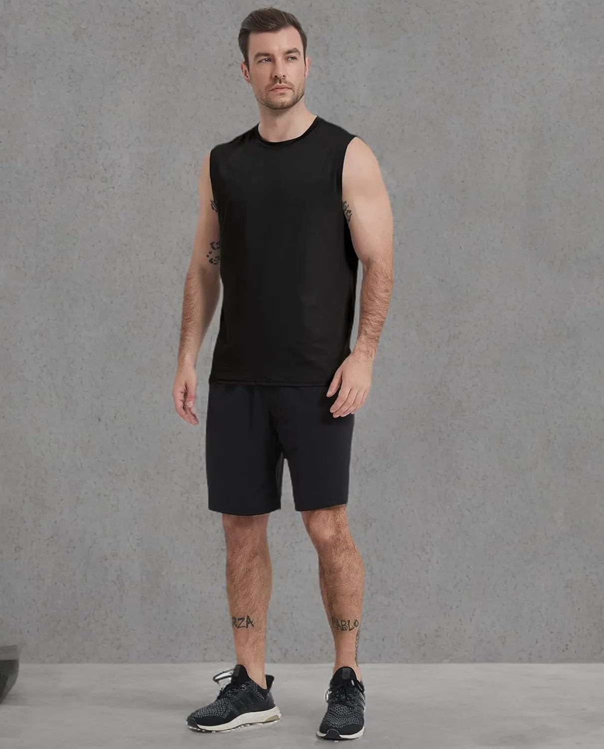 Boyzn Men's 3 Pack Workout Tank Tops Gym Athletic Muscle Tee Bodybuilding Fitness Sleeveless T-Shirts