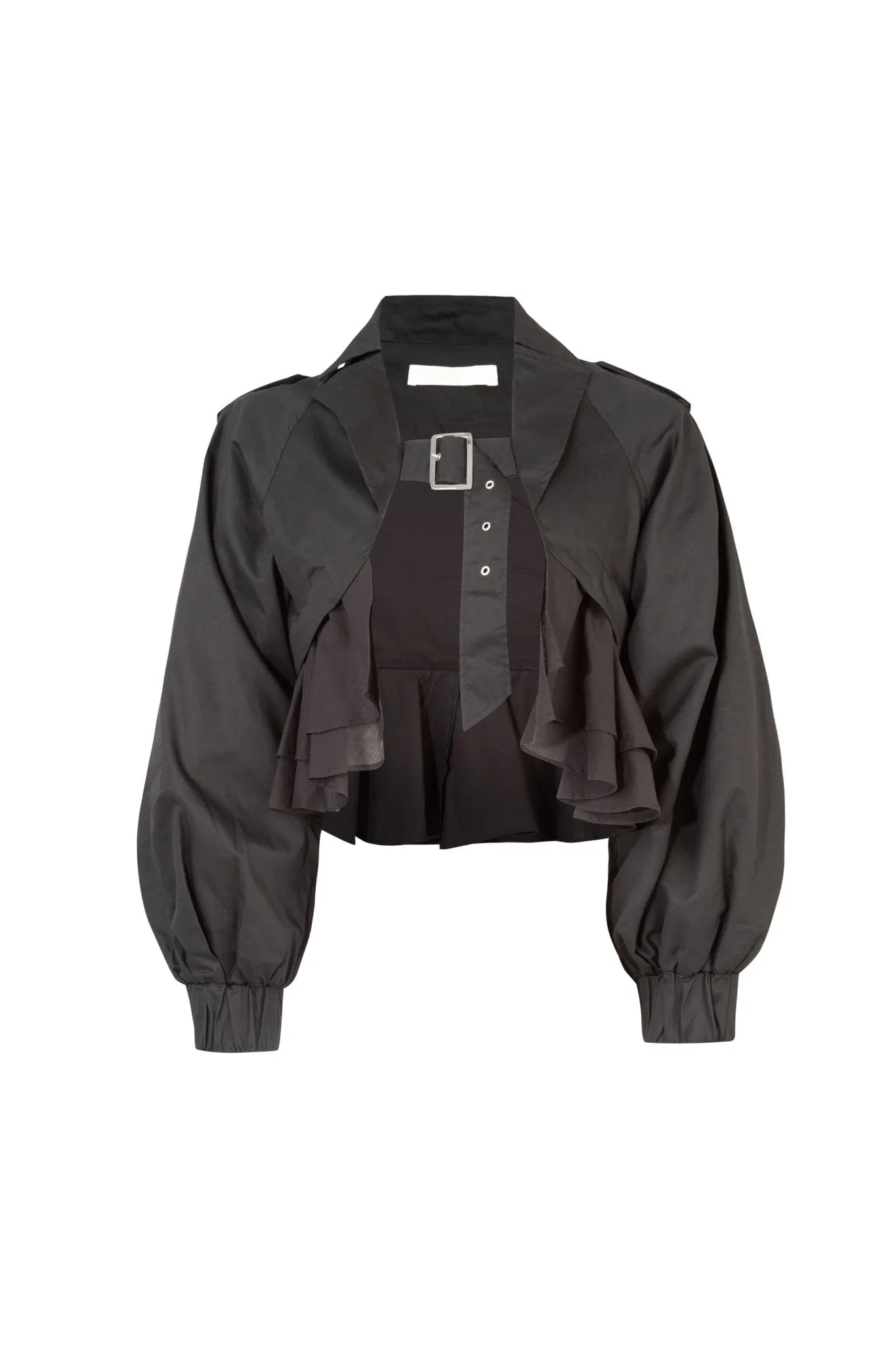 Buckle Up Cropped Jacket