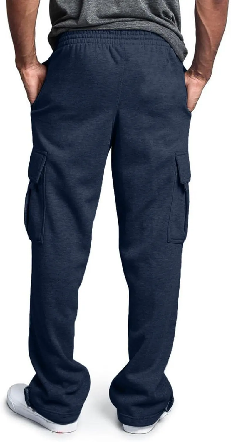 Cargo Pants For Men Stretch Drawstring Elastic Waist Sweatpants Tall Regular Fit Pants Tall Joggers Trousers
