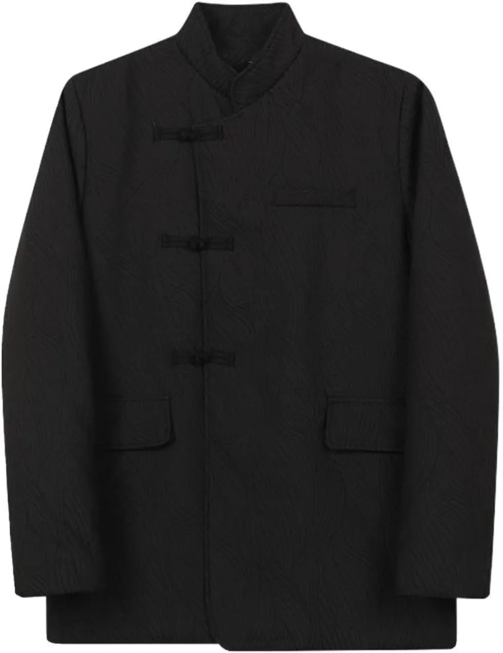 Chinese style stand collar men's jacket casual retro cotton-padded Coat