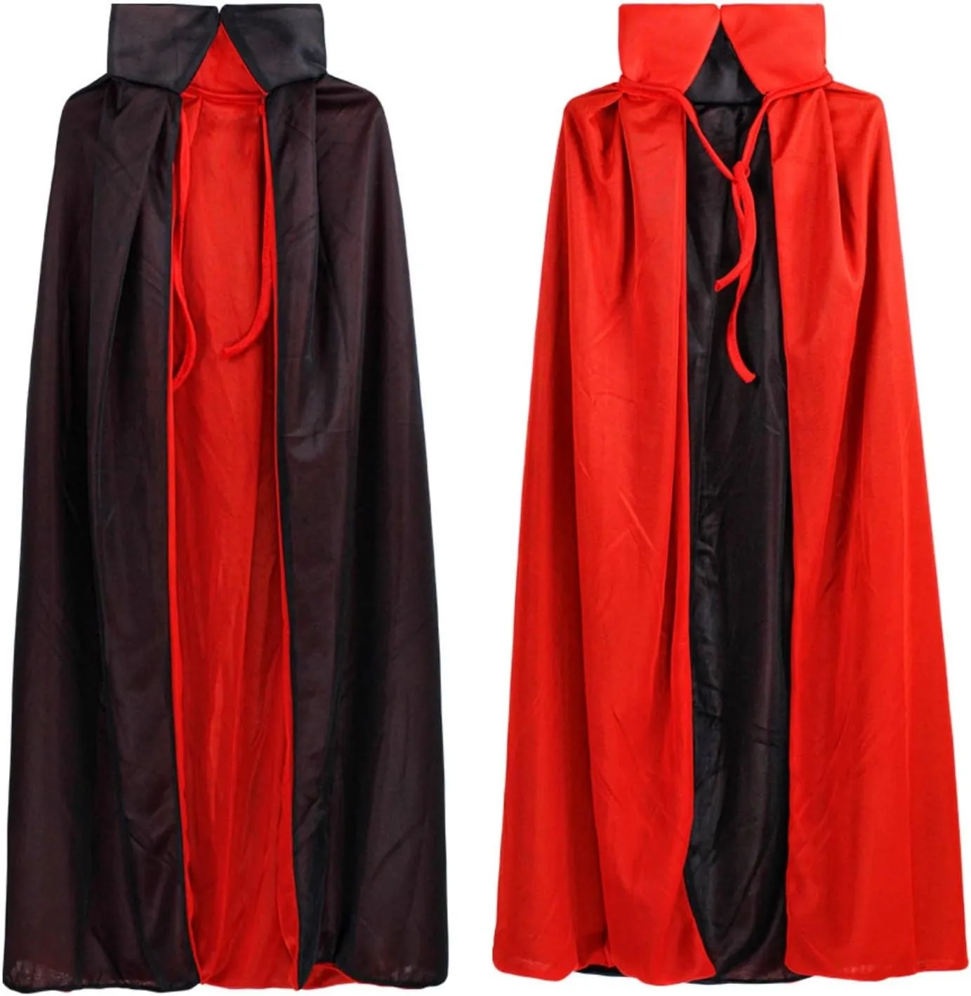 Cloak Halloween Cape Stand Collar Hooded Creative Party Vampire Cape Cape Halloween Cape Cosplay Costume Cosplay Costume (Color : Black(B), Size : 120cm)