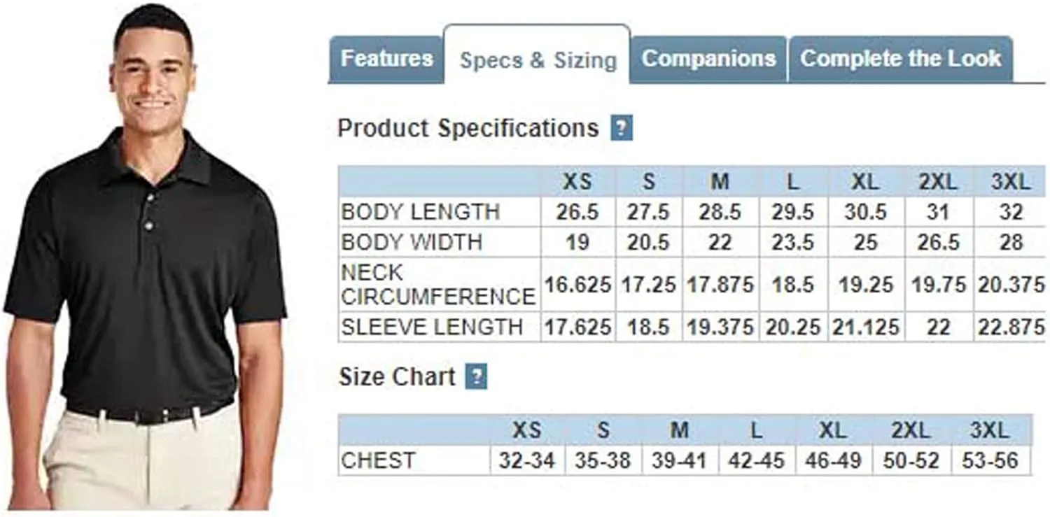 Conspiracy Tee Security Polo with Reflective Design front and back, Performance Polo w/Moisture Wicking Technology