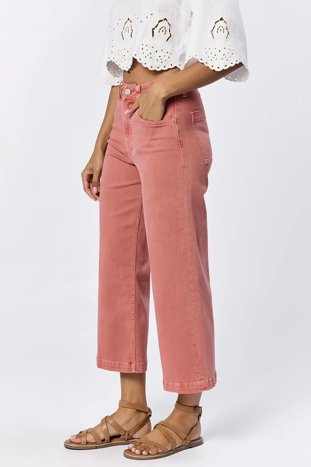 DEAR JOHN Audrey Wide Leg Women's Jean High Rise