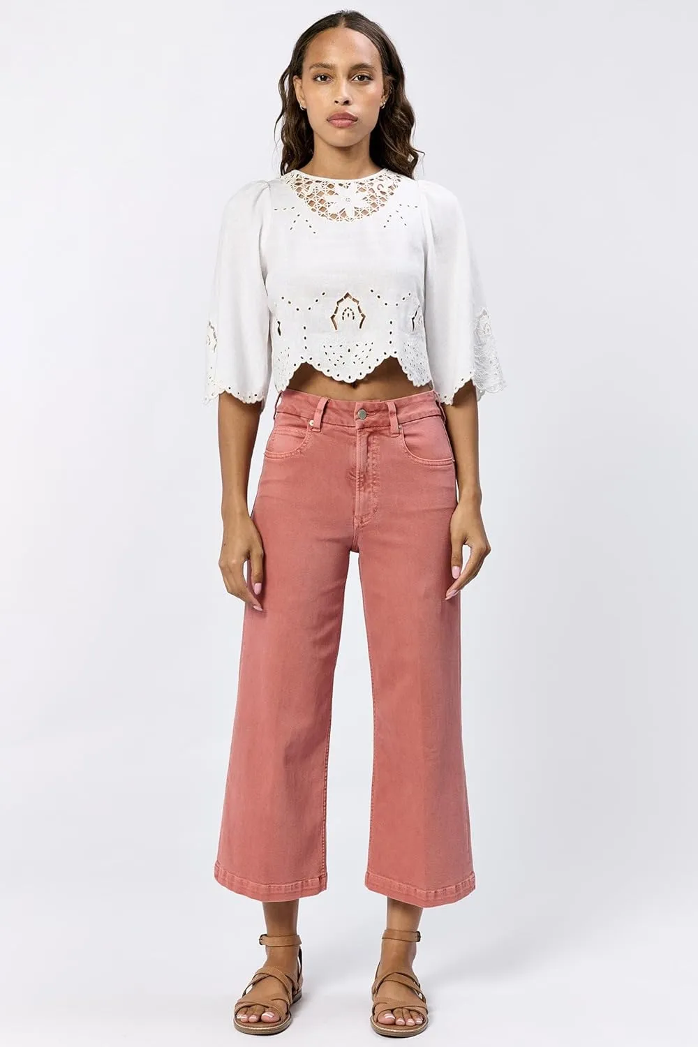 DEAR JOHN Audrey Wide Leg Women's Jean High Rise