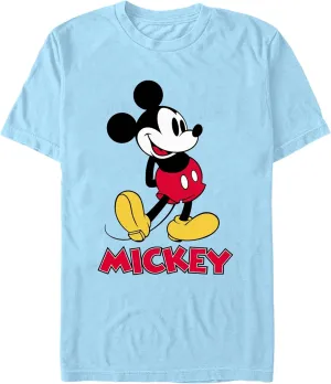 Disney Men's Full Size Mickey Mouse Distressed Look T-Shirt