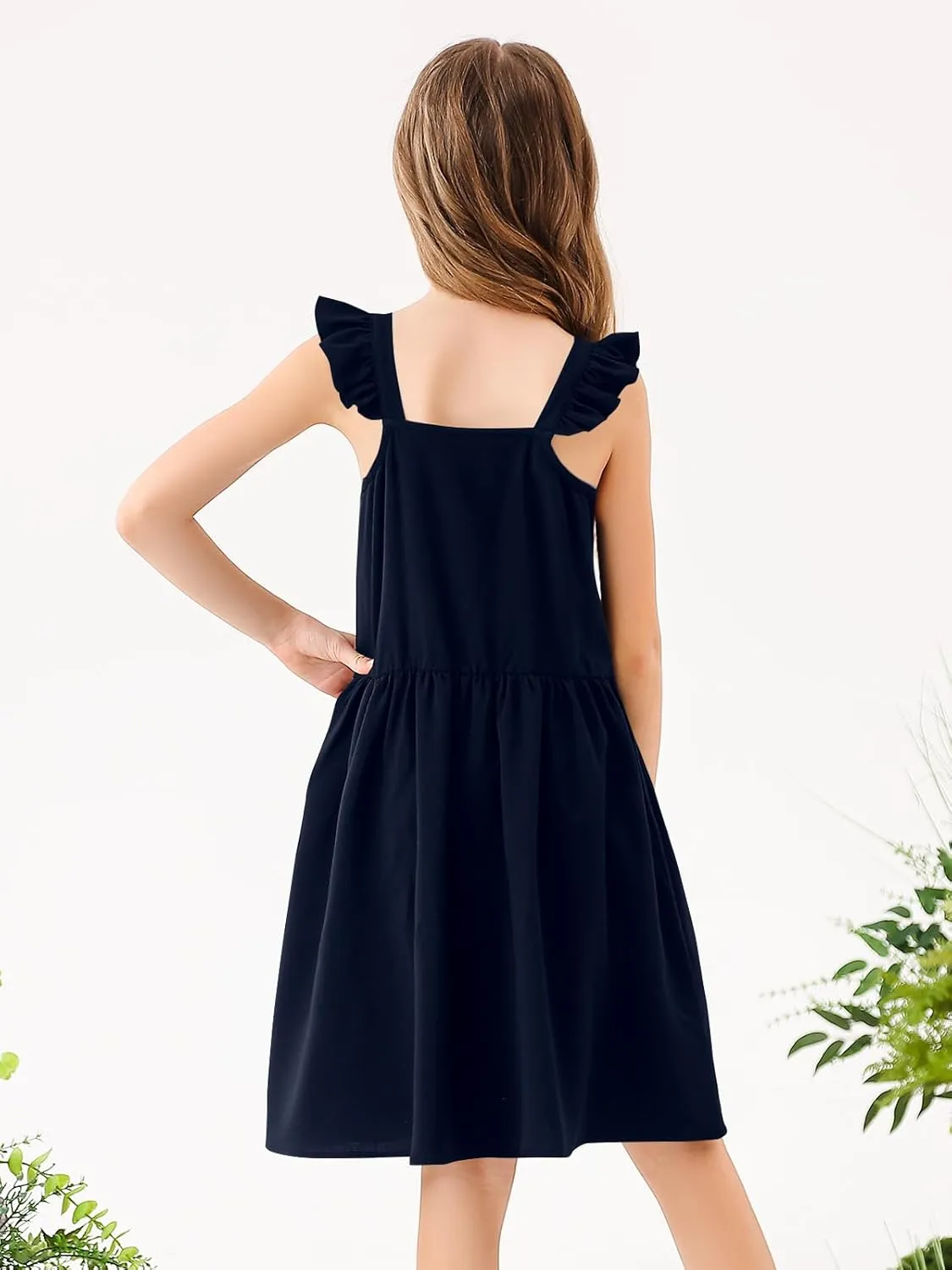 Dress for Girls Casual Dresses Sleeveless A-line Sundress Summer Dresses for Girls 7-11 Party Dress
