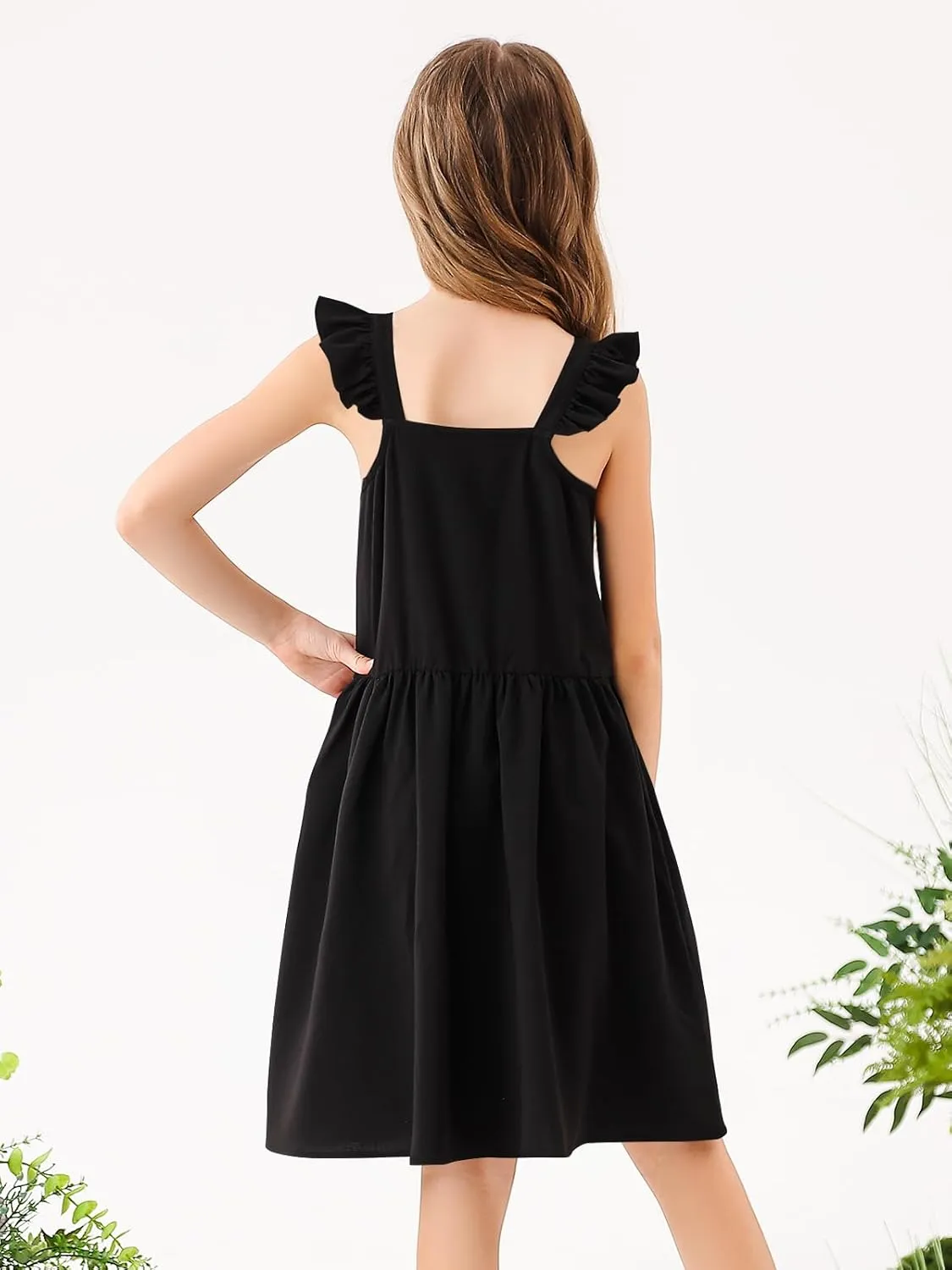 Dress for Girls Casual Dresses Sleeveless A-line Sundress Summer Dresses for Girls 7-11 Party Dress