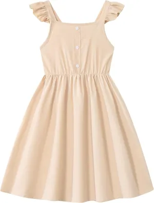 Dress for Girls Casual Dresses Sleeveless A-line Sundress Summer Dresses for Girls 7-11 Party Dress