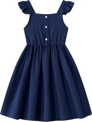 Dress for Girls Casual Dresses Sleeveless A-line Sundress Summer Dresses for Girls 7-11 Party Dress