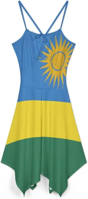 Dresses for Women Sealand,Principality of Flag Camisole Dress Casual Fashion Summer Dresses