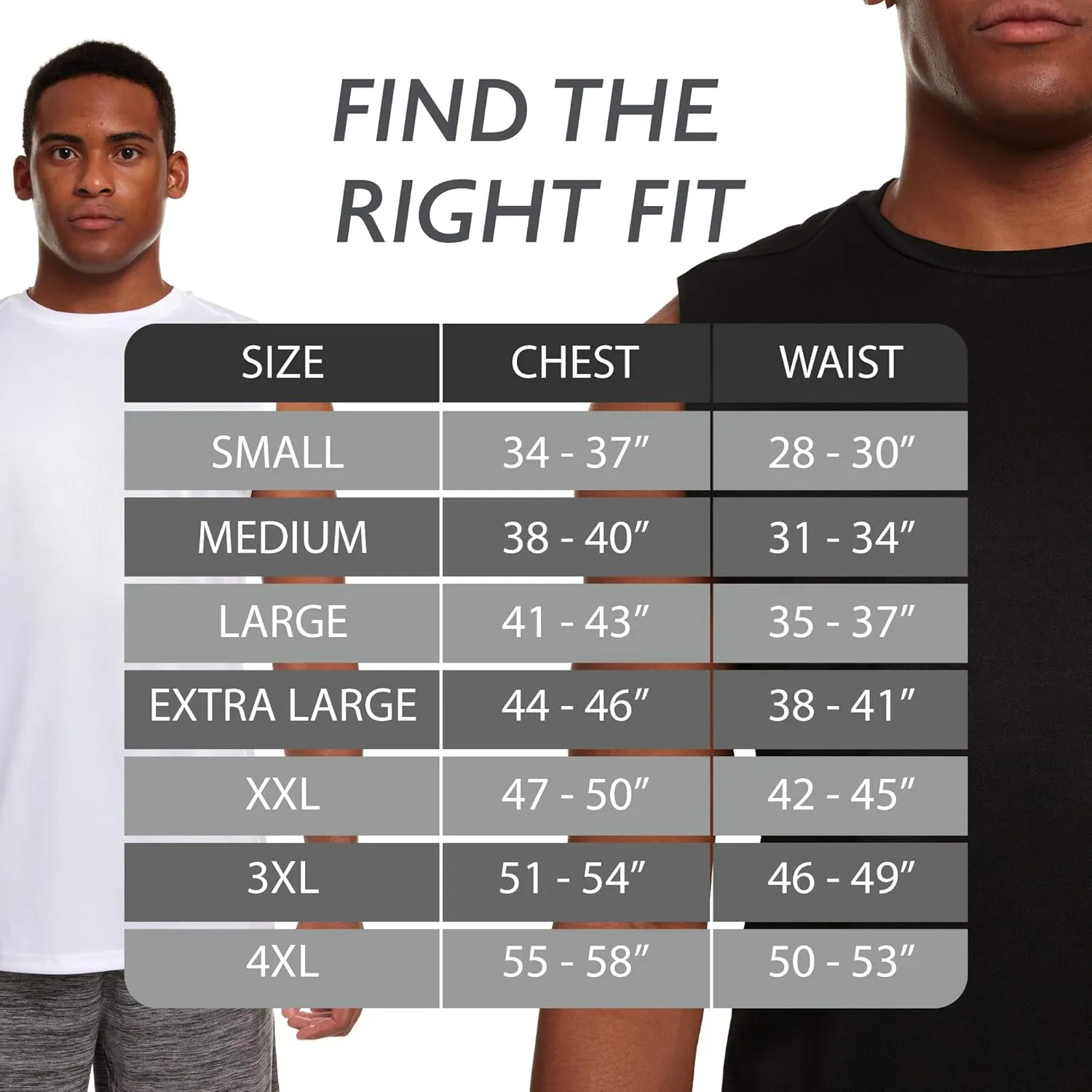 Essential Elements 5 Pack: Men's Active Quick-Dry Athletic Workout Training Gym Muscle Sleeveless Tank Top