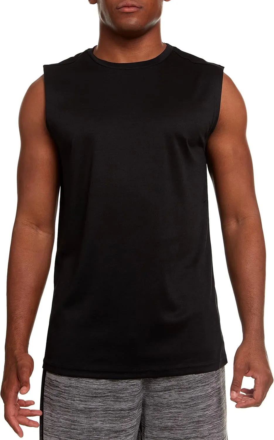 Essential Elements 5 Pack: Men's Active Quick-Dry Athletic Workout Training Gym Muscle Sleeveless Tank Top