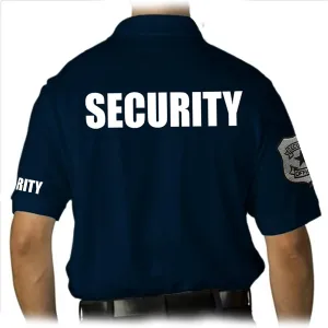 for Men's Security Collar Polo Shirt