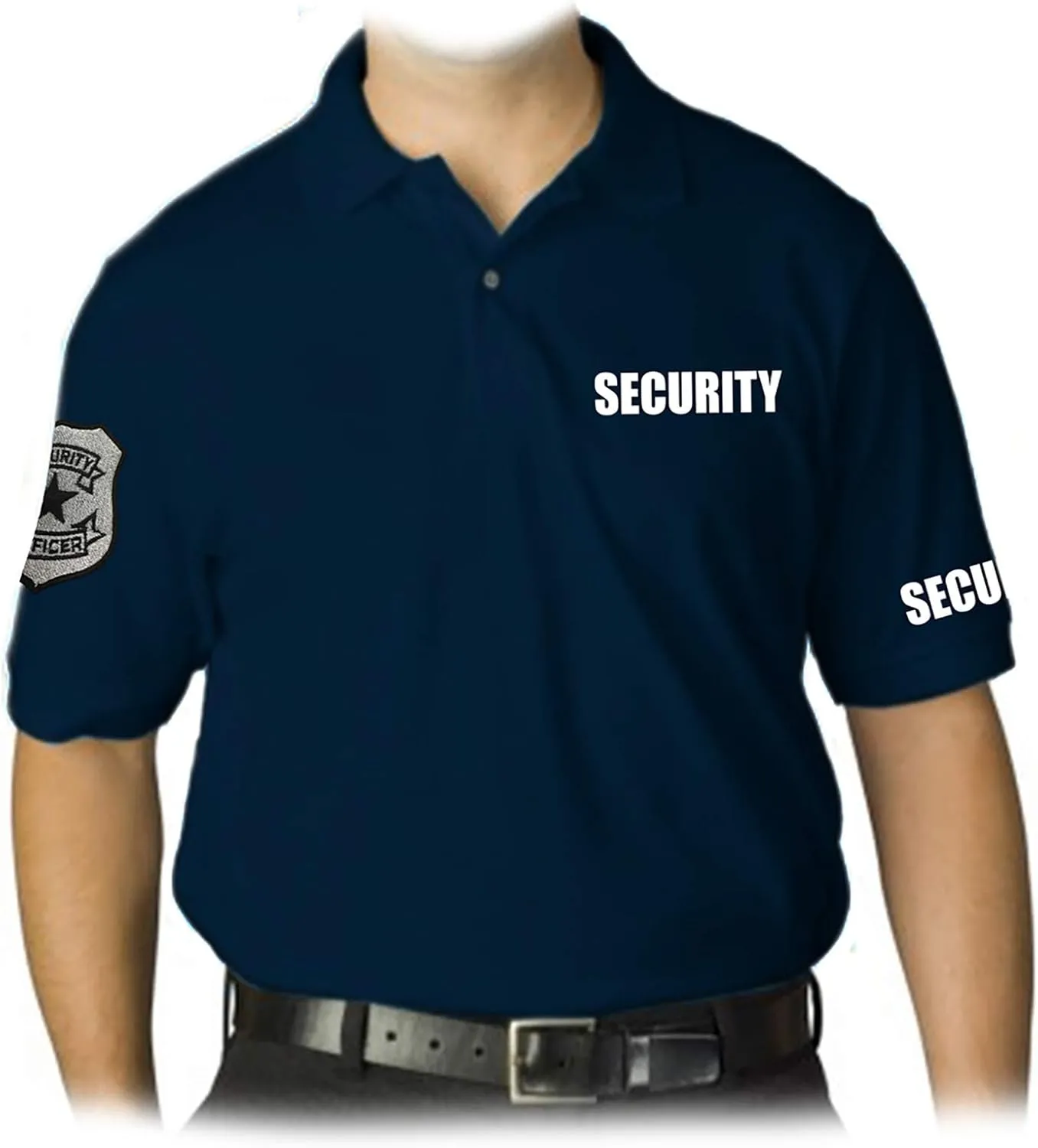 for Men's Security Collar Polo Shirt