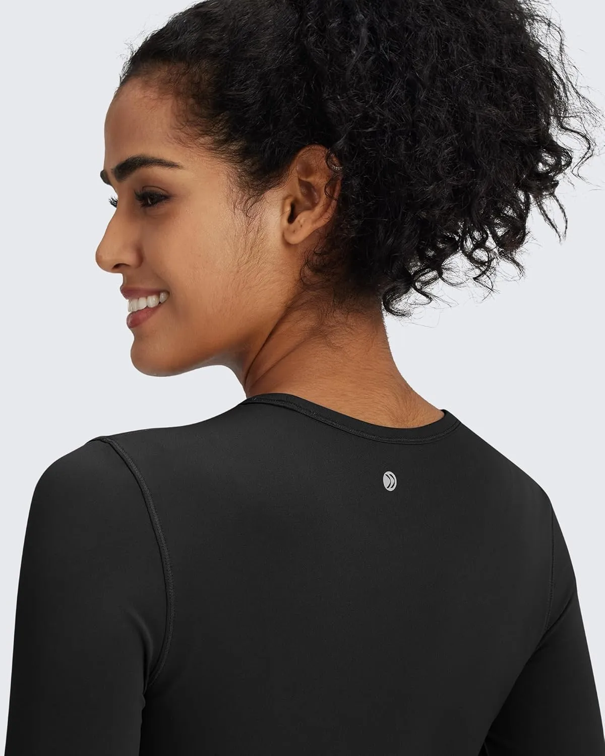G4Free BareFeel Long Sleeve Workout Tops for Women Slim Athletic Gym Yoga Shirt Cropped Basic Tight Shirt